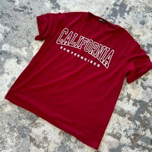Red “California” tshirt